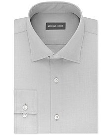 Men's Regular Fit Airsoft Stretch Non-Iron Performance Solid Dress Shirt