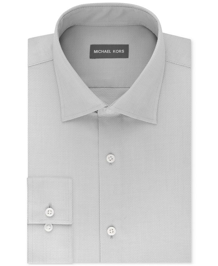 Michael Kors Men's Regular Fit Airsoft Non-Iron Performance Dress Shirt ...