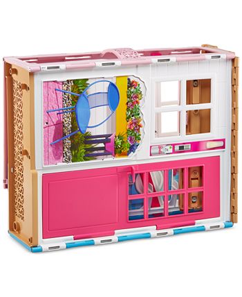 Barbie 2 story house on sale and doll