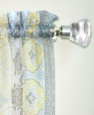 Habitat Limoges Sheer Rod Pocket Curtain Panel 55 x 84 in Ivory