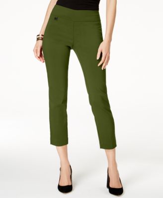 olive green dress pants womens