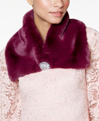 macys faux fur wrap