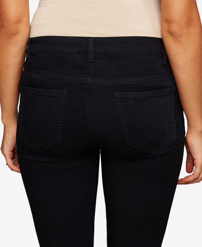 Luxe Essentials Denim Maternity Black Wash Skinny Jeans - Macy's
