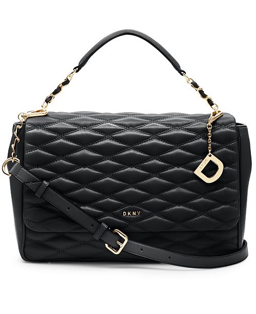 DKNY Lara Flap Medium Shoulder Bag, Created for Macy's & Reviews