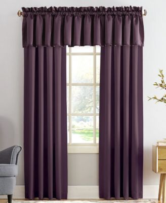 Grant Room Darkening Rod Pocket Curtain Valance