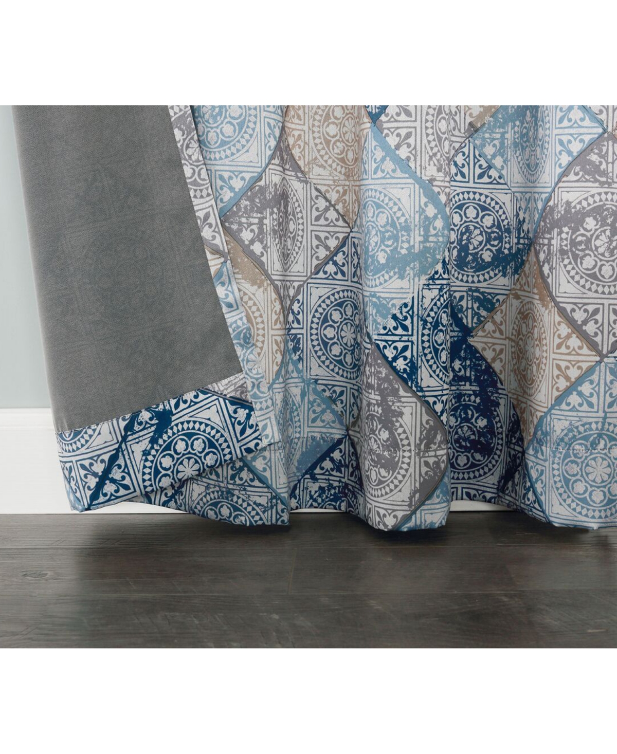 Lawson Global Medallion Print Room Darkening Grommet Curtain Panel