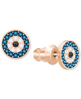 swarovski evil eye studs