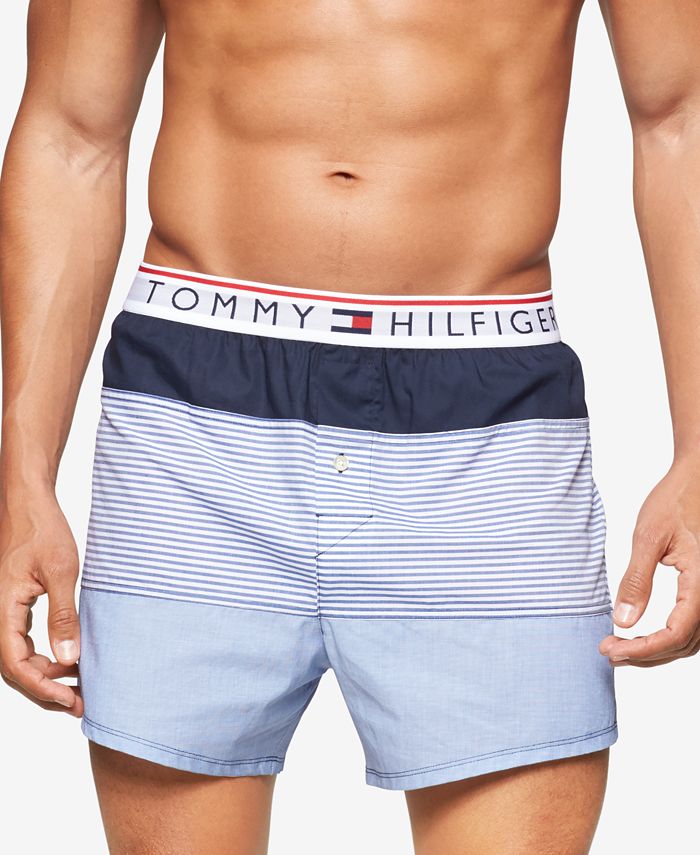 Tommy Hilfiger Men's Cotton Modern Essential Logo Woven Boxer & Reviews ...