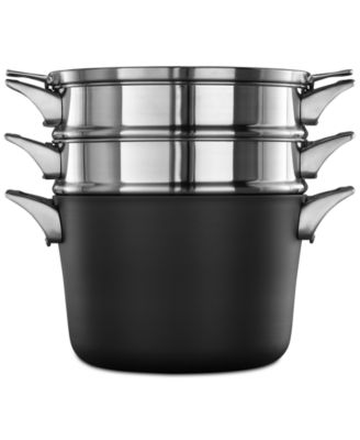 Calphalon - Premier Space-Saving Hard-Anodized Non-Stick 8-Qt. Multi-Pot & Lid