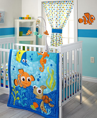 A Day At The Sea Fitted Crib Sheet by Disney Baby Finding Nemo