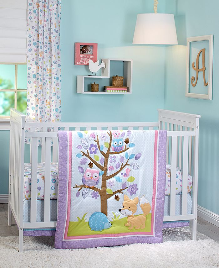 NoJo - Adorable Orchard 3-Pc. Crib Bedding Set