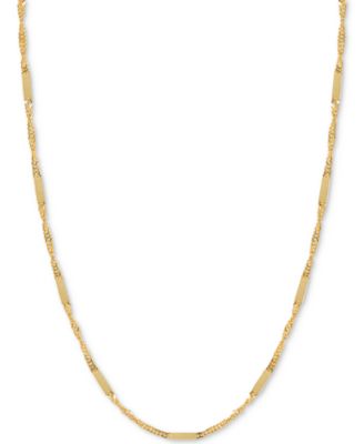 flat bar necklace