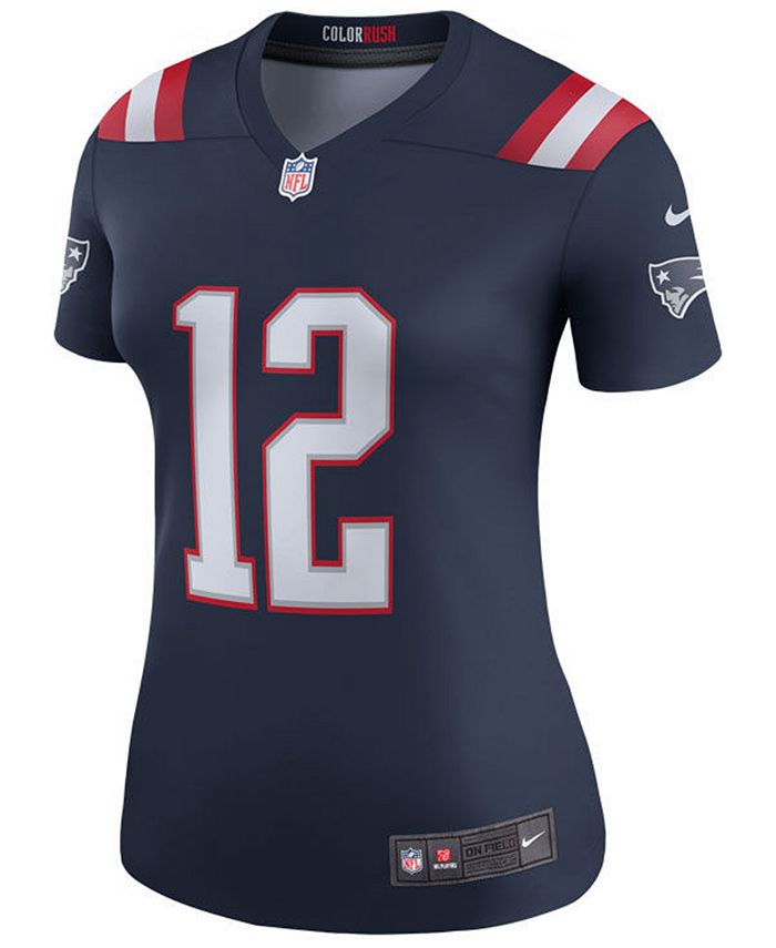 Nike Women's Tom Brady New England Patriots Color Rush Legend Jersey ...