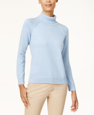 Karen Scott Cotton Turtleneck Sweater, Created for Macy's - Macy's