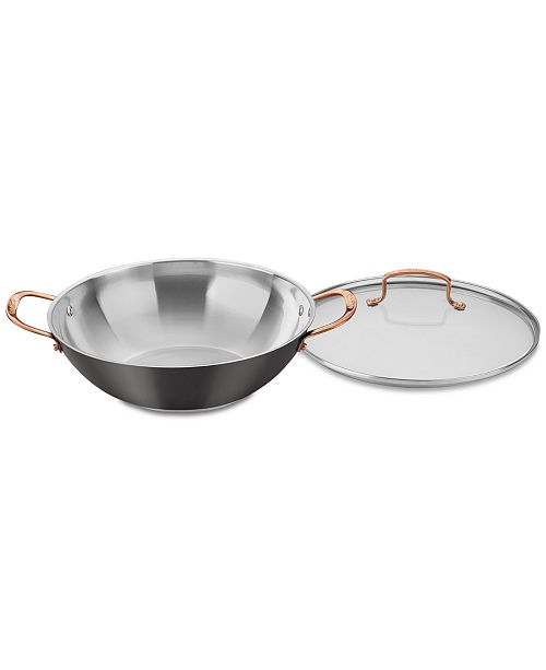 Cuisinart Onyx Black & Rose Gold AllPurpose Pan & Lid, Created for