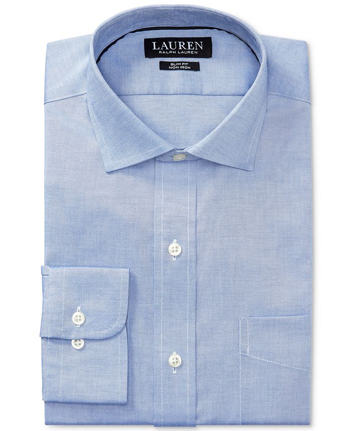 Lauren Ralph Lauren Men's SlimFit Stretch NonIron Pinpoint Dress