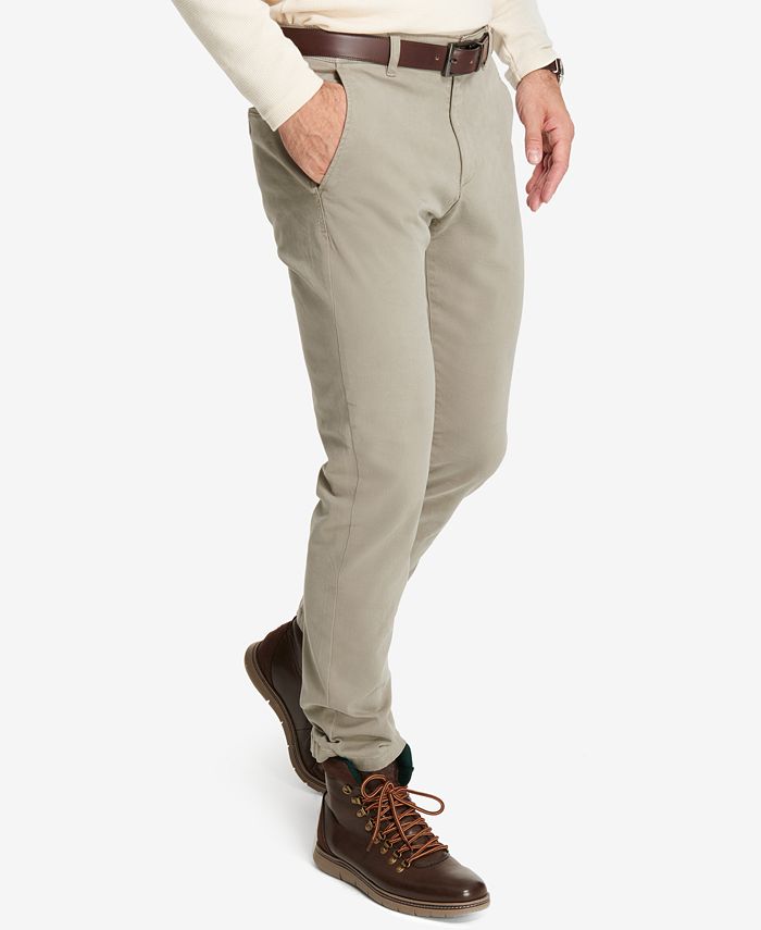 Weatherproof Vintage Men's Fleece Stretch Canvas Regular Fit Pants