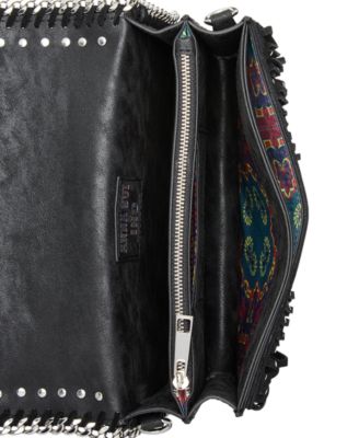 INC International Concepts Anna Sui x I.N.C. Fringe Embellished Chain Crossbody, Created for Macy's
