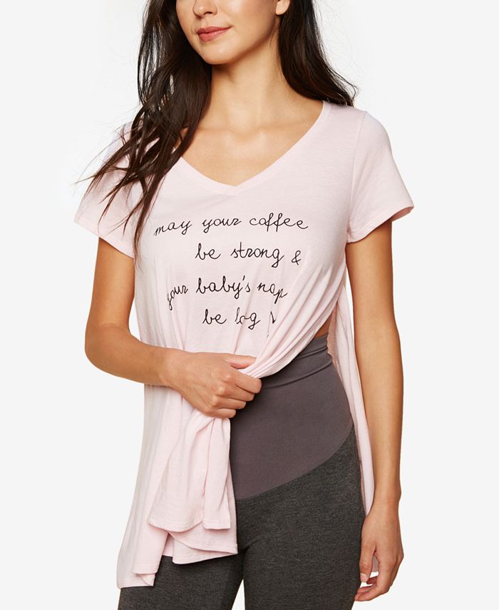 Motherhood Maternity Graphic Nursing Sleep Top & Reviews Maternity