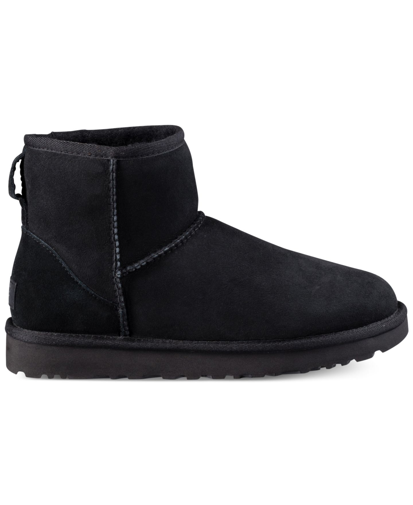 Женские ботинки UGG® Classic II Pull-On Mini Booties, цвет: Чёрный — фото 2