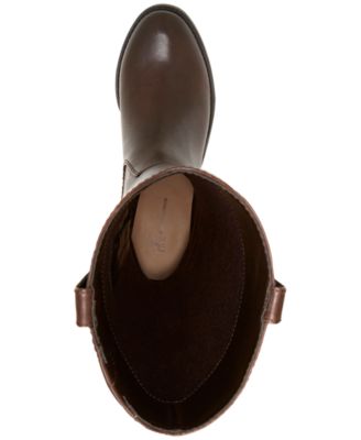 Women's Fawne Extra Wide-Calf Leather Knee High Boots, Macy's Exclusive