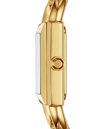 Tory Burch - Women's Phipps Gold-Tone Stainless Steel Mesh Bracelet Watch 29x41mm