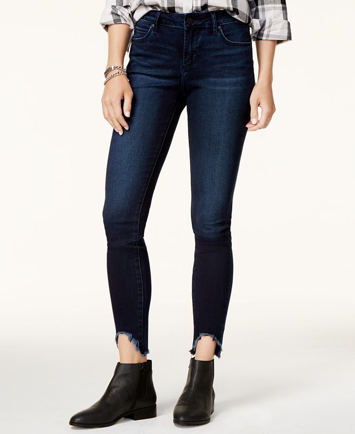 Articles of Society Stephanie Step-Hem Skinny Jeans - Macy's