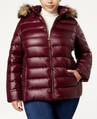 michael kors plus size puffer jackets