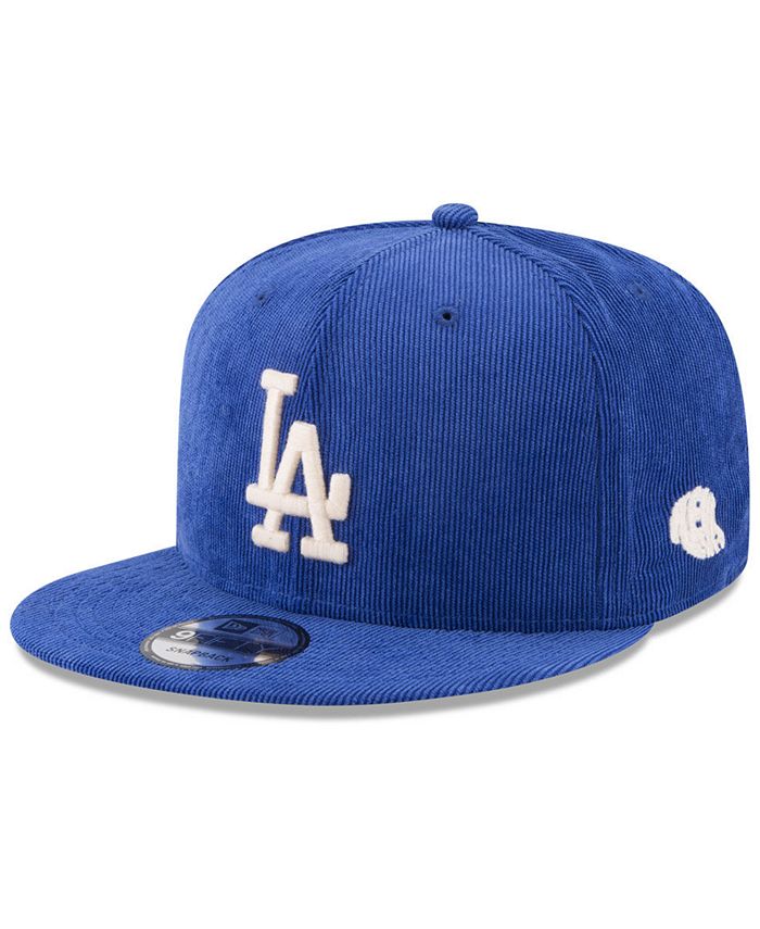 Los Angeles Dodgers New Era Custom Corduroy Brim Cream 59FIFTY Fitted Hat, 7 3/4 / Cream