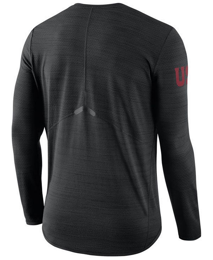 Nike Men's USC Trojans Dri-Fit Breathe Long Sleeve T-Shirt & Reviews ...