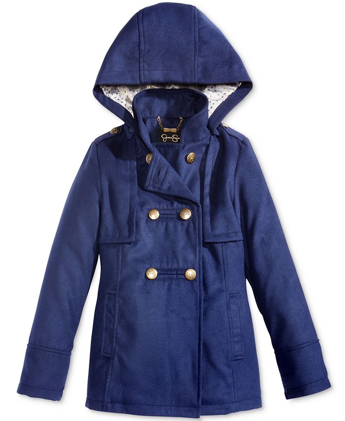 Jessica Simpson Hooded Military Coat Big Girls Macy s