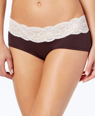 Cosabella - Sonia Two-Tone Lace-Waist Boyshort SONIT0741