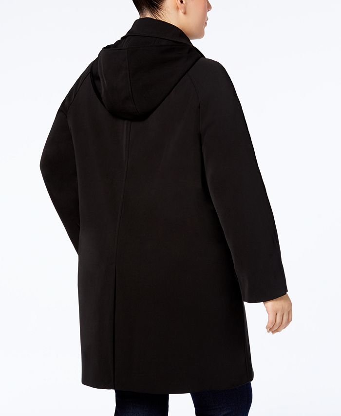 London Fog Plus Size TurnLock Raincoat Macy's
