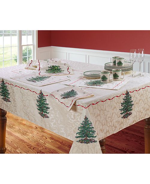 Spode Christmas Tree Table Linens Collection & Reviews Table Linens