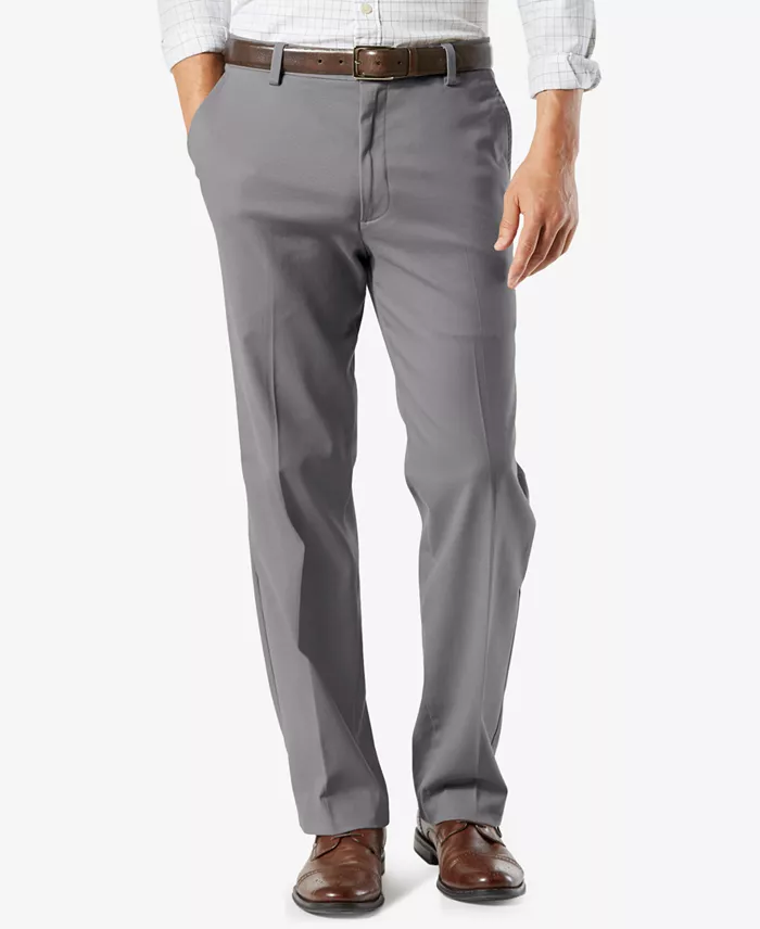 Men's Big & Tall Easy Classic Fit  Khaki Stretch Pants