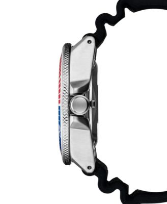 Seiko Men's Automatic Prospex Diver Black Silicone Strap Watch 44mm