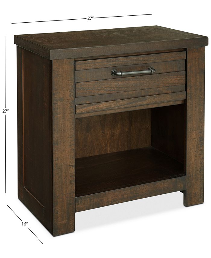 Furniture Emory Storage Platform Bedroom Set, 3Piece Set (Full Bed