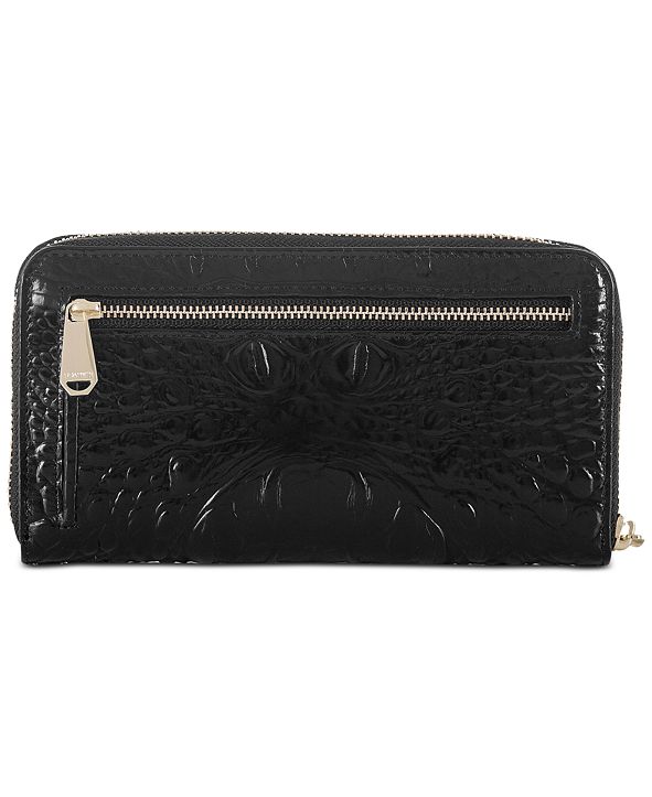 Brahmin Suri Melbourne Embossed Leather Wallet & Reviews - Handbags ...