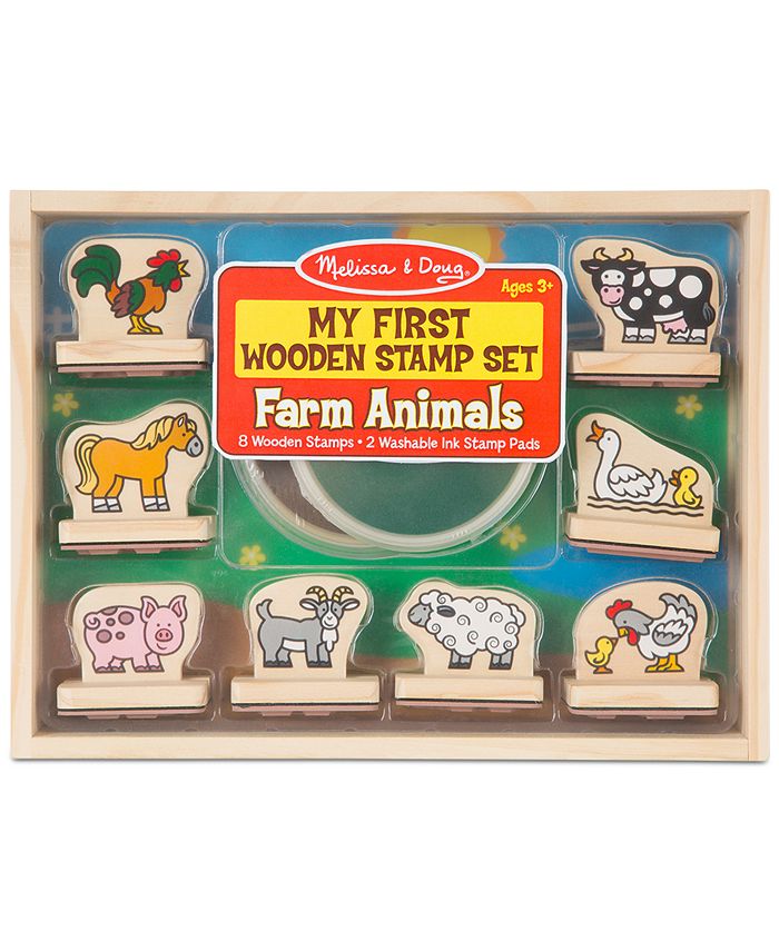 melissa and doug stamp set animals