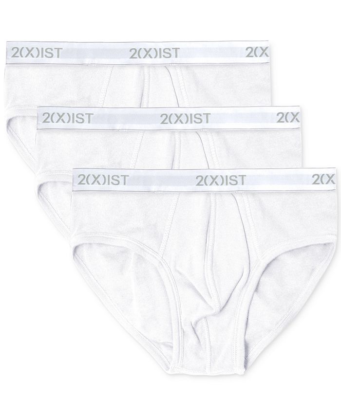 2 ist mens Essential Cotton 3 Pack Contour Pouch Brief Underwear x