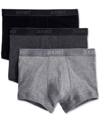 2(x)ist Men's Essential No-Show Trunks 3-Pack & Reviews - Underwear ...