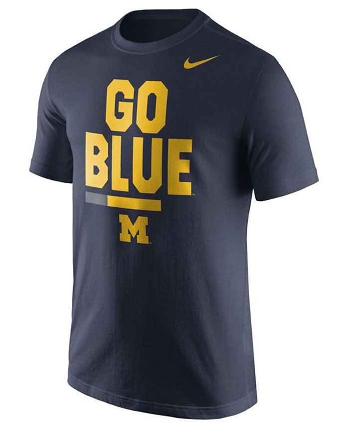 Nike Men's Michigan Wolverines Verbiage T-Shirt - Macy's