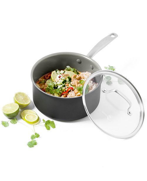 GreenPan Chatham 3Qt. Ceramic NonStick Saucepan & Lid Cookware