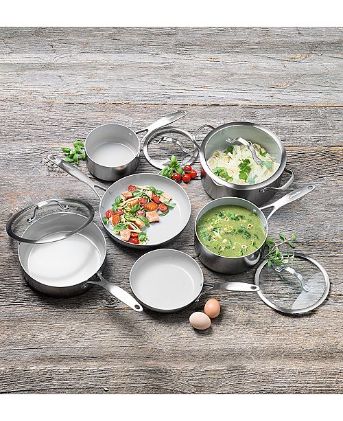 Venice Pro 10-Pc. Ceramic Non-Stick Cookware Set