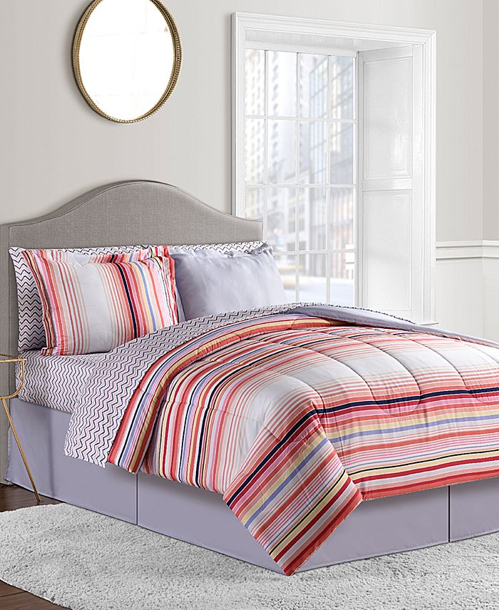 Fairfield Square Collection 8Pc. Queen Reversible Bedding