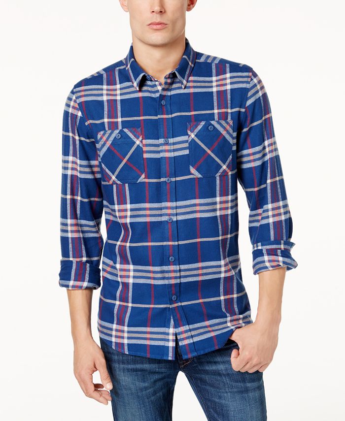 American Rag Men's Kendrick Flannel Shirt, Created for Macy's & Reviews ...
