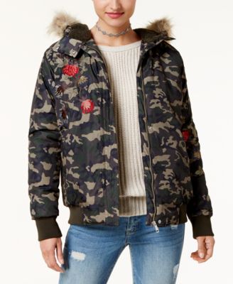 juniors camo jacket