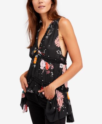 Free People - Purple Haze Printed Top