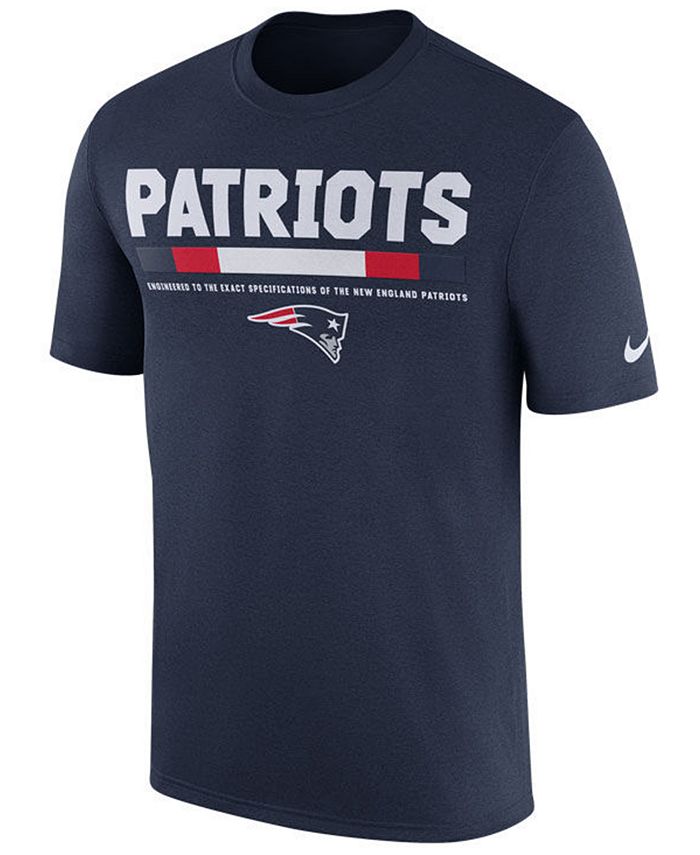 Nike Men's New England Patriots Legend Staff T-Shirt & Reviews - Sports ...