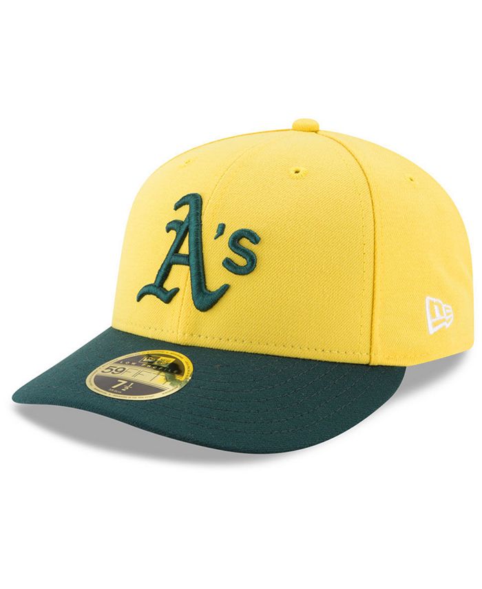 New Era MLB Oakland Athletics 59FIFTY Low Profile Fitted Logo Cap